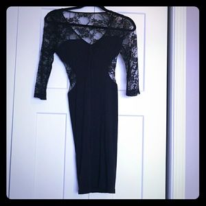Bebe Black Lace Dress